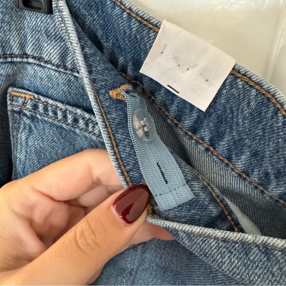 Good American Blue Wide Leg Jeans - Picture 5 of 9